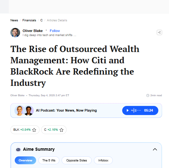 Magistral Consulting Featured In The Rise of Outsourced Wealth Management